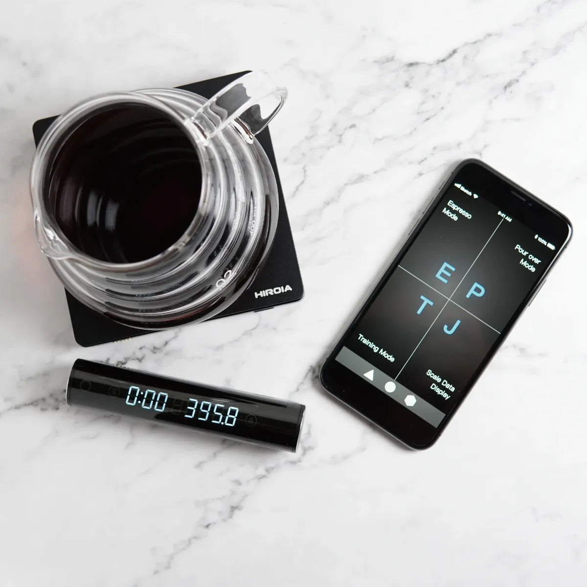 Hiroia Jimmy—Smart coffee scale with detachable dual display